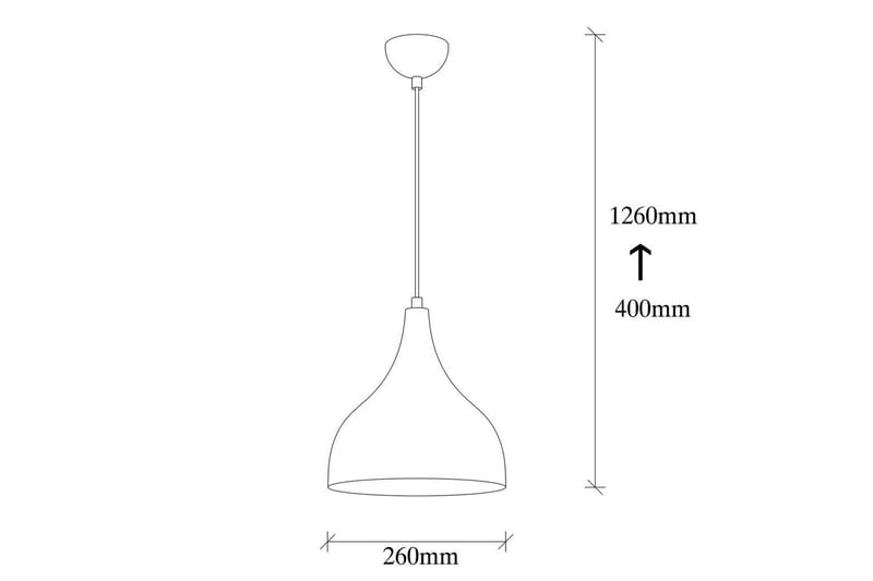 Kattokruunu Rathour Vanguard musta / kulta - Kulta/Musta - Valaistus - Sisävalaistus & lamput - Erikoisvalaisin - PH lamppu