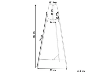 Lampione Lattiavalaisin 133 cm - Monivärinen - Valaistus - Sisävalaistus & lamput - Lattiavalaisin - 5-vartinen lattiavalaisin