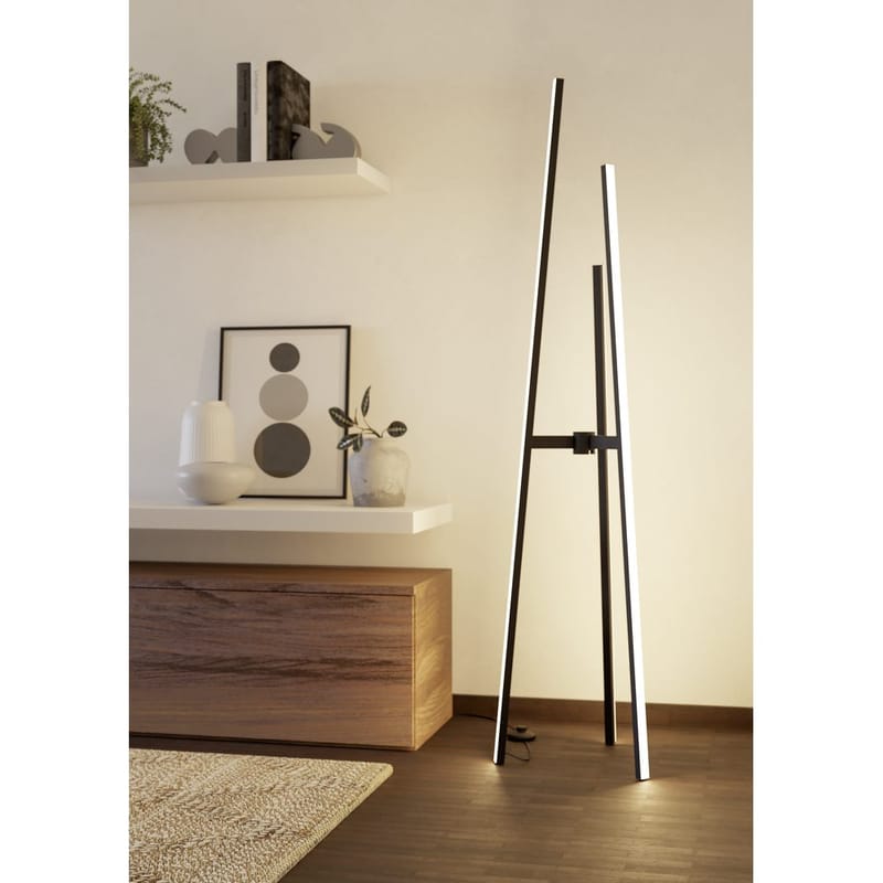 Lattiala Mongolana - 35,5 cm - Valaistus - Sisävalaistus & lamput - Lattiavalaisin - 3-vartinen lattiavalaisin