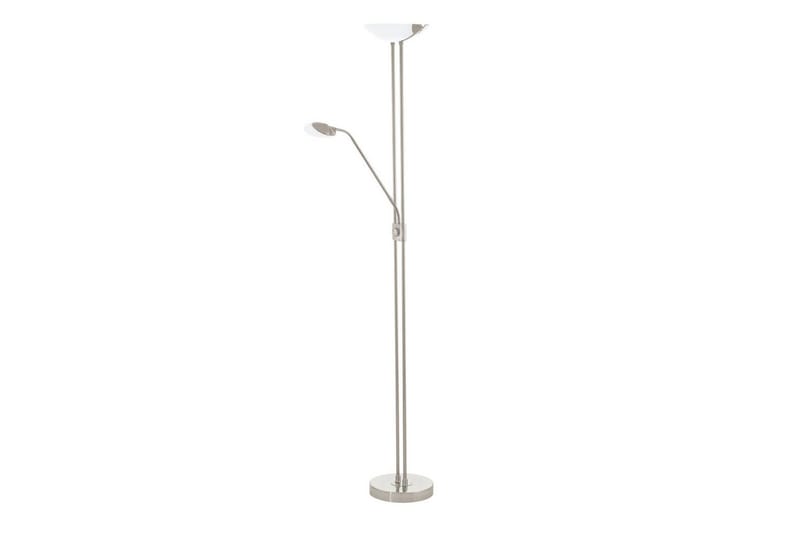 Lattialamppu Eglo Baya Led Nickel-Matt Valkoinen, Hienostunut - Valkoinen/Harmaa - Valaistus - Sisävalaistus & lamput - Lattiavalaisin - 3-vartinen lattiavalaisin