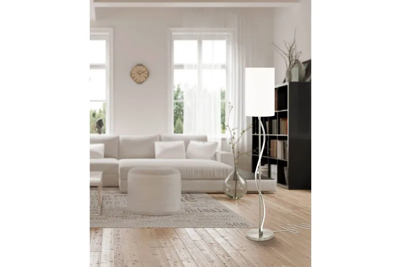 Lattialamppu Eglo Espartal - Valkoinen/Tummanharmaa - Valaistus - Sisävalaistus & lamput - Lattiavalaisin - 3-vartinen lattiavalaisin