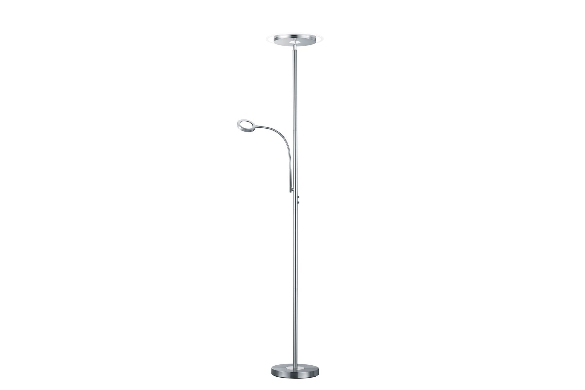 Lattiavalaisin Ackbar Uplighter LED Nikkeli - TRIO - Valaistus - Sisävalaistus & lamput - Lattiavalaisin - 3-vartinen lattiavalaisin