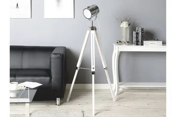 Lattiavalaisin Alzette 143 cm - Valkoinen - Valaistus - Sisävalaistus & lamput - Lattiavalaisin - 5-vartinen lattiavalaisin