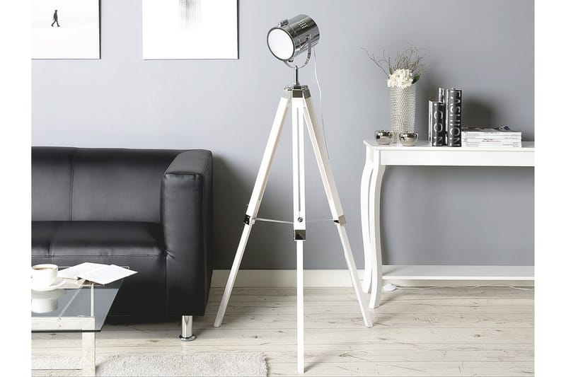 Lattiavalaisin Alzette 143 cm, Valkoinen