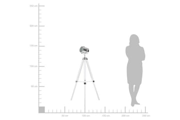 Lattiavalaisin Alzette 143 cm - Valkoinen - Valaistus - Sisävalaistus & lamput - Lattiavalaisin - 5-vartinen lattiavalaisin