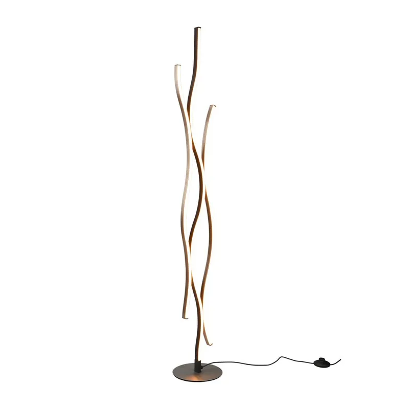 Lattiavalaisin Blaze - Harjattu alumiini - Valaistus - Sisävalaistus & lamput - Lattiavalaisin - 3-vartinen lattiavalaisin