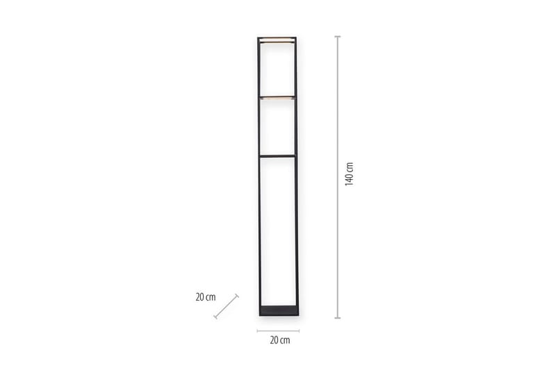 Lattiavalaisin Contura - 20x140x20 cm - Valaistus - Sisävalaistus & lamput - Lattiavalaisin - 3-vartinen lattiavalaisin