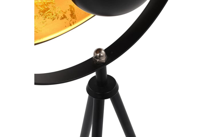 Lattiavalaisin E27 musta ja kulta 31 cm - Musta - 5-vartinen lattiavalaisin - Lightbox - PH lamppu - Verkkovalaisin - 2-vartinen lattiavalaisin - Uplight lattiavalaisin - 3-vartinen lattiavalaisin - Kaarivalaisin - Olohuoneen valaisin - Tiffanylamppu - Riisipaperivalaisin - Lattiavalaisin