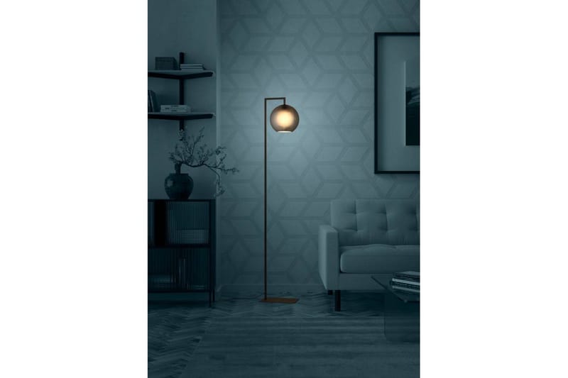 Lattiavalaisin Eglo Arangona Musta/Harmaa - Valaistus - Sisävalaistus & lamput - Lattiavalaisin - 3-vartinen lattiavalaisin