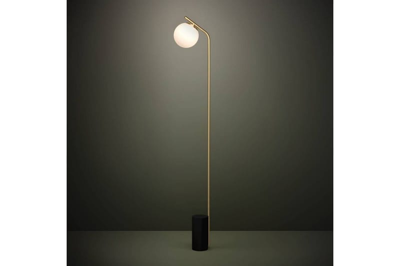 Lattiavalaisin Eglo Betulia Musta/Messinki Opaalivalkoinen - Valaistus - Sisävalaistus & lamput - Lattiavalaisin - 3-vartinen lattiavalaisin