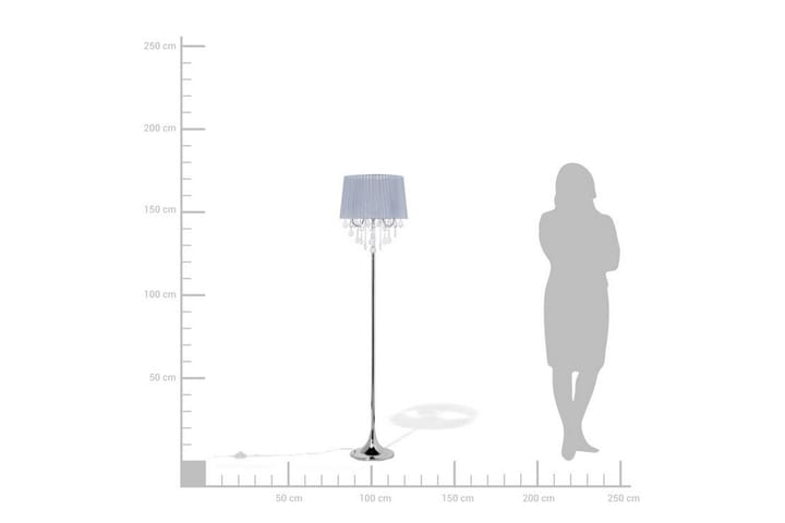 Lattiavalaisin Evans 170 cm - 5-vartinen lattiavalaisin - Lightbox - PH lamppu - Verkkovalaisin - 2-vartinen lattiavalaisin - Uplight lattiavalaisin - 3-vartinen lattiavalaisin - Kaarivalaisin - Olohuoneen valaisin - Tiffanylamppu - Riisipaperivalaisin - Lattiavalaisin