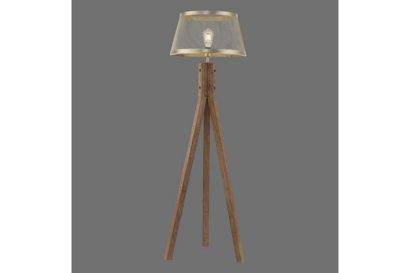 Lattiavalaisin Frederik - 46x145x46 cm - Valaistus - Sisävalaistus & lamput - Lattiavalaisin - 3-vartinen lattiavalaisin