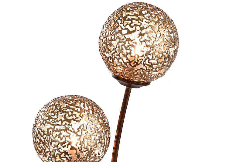 Lattiavalaisin Greta - Oranssi/Kupari - Valaistus - Sisävalaistus & lamput - Lattiavalaisin - 3-vartinen lattiavalaisin