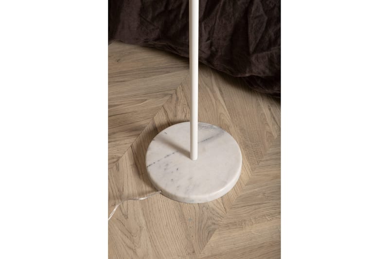 Lattiavalaisin Hattman - Pellava/Marmori/Beige/Ruskea/Valkoinen - Valaistus - Sisävalaistus & lamput - Lattiavalaisin - 3-vartinen lattiavalaisin