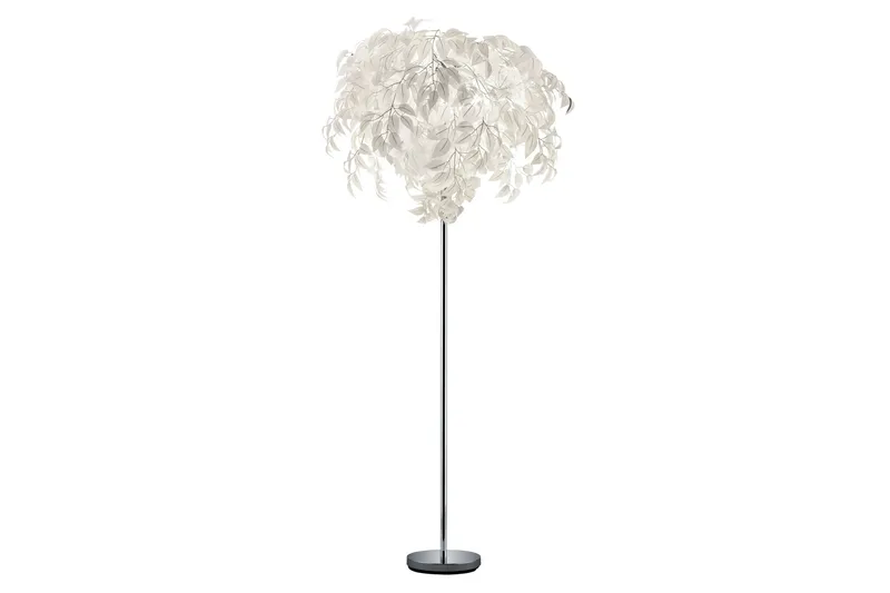 Lattiavalaisin Leavy Ø70 cm Valkoinen - TRIO - Valaistus - Sisävalaistus & lamput - Lattiavalaisin - 3-vartinen lattiavalaisin