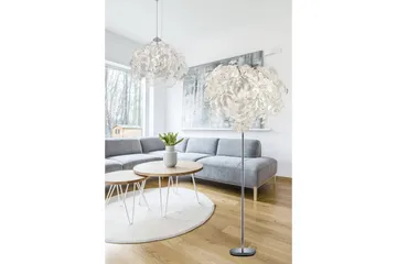 Lattiavalaisin Leavy Ø70 cm Valkoinen - TRIO - Valaistus - Sisävalaistus & lamput - Lattiavalaisin - 5-vartinen lattiavalaisin