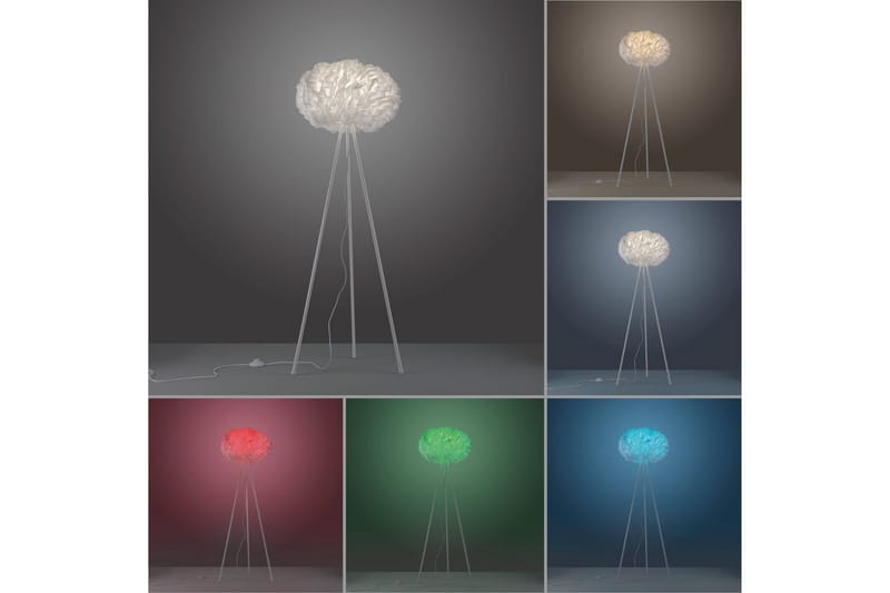 Lattiavalaisin Lolasmart Naomi - 47x140x47 cm - Valaistus - Sisävalaistus & lamput - Lattiavalaisin - 3-vartinen lattiavalaisin