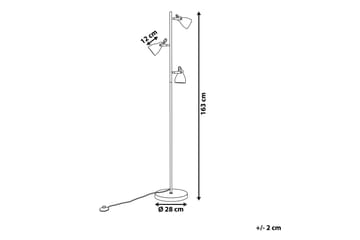 Lattiavalaisin Mistago 163 cm - Valaistus - Sisävalaistus & lamput - Lattiavalaisin - 5-vartinen lattiavalaisin