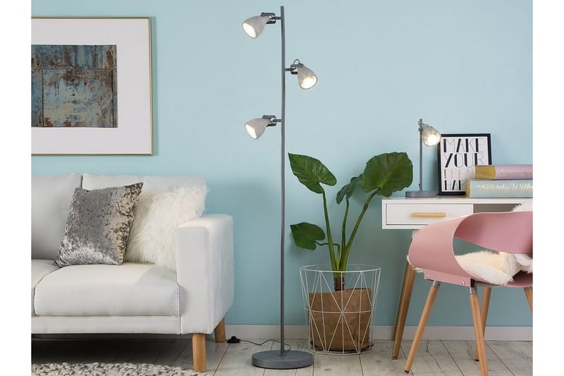 Lattiavalaisin Mistago 163 cm - Valaistus - Sisävalaistus & lamput - Lattiavalaisin - 3-vartinen lattiavalaisin