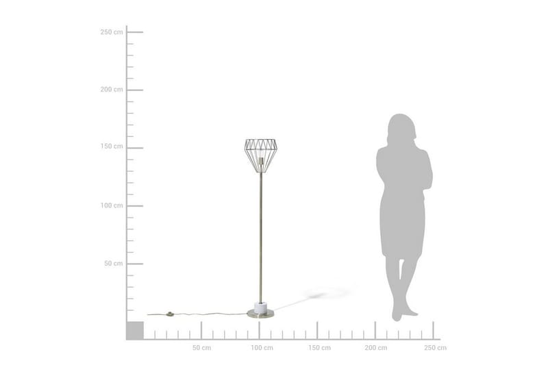 Lattiavalaisin Mooni 160 cm - Valaistus - Sisävalaistus & lamput - Lattiavalaisin - 3-vartinen lattiavalaisin