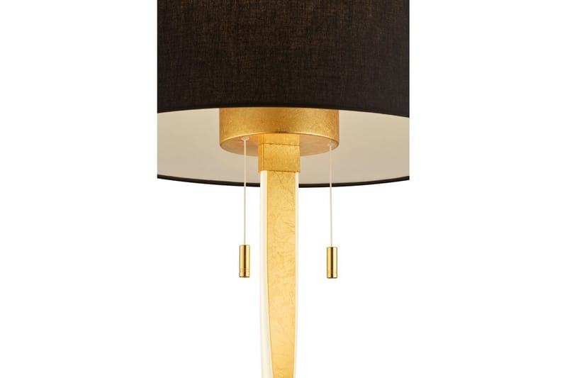 Lattiavalaisin Nandor - Musta/kulta - Valaistus - Sisävalaistus & lamput - Lattiavalaisin - 3-vartinen lattiavalaisin