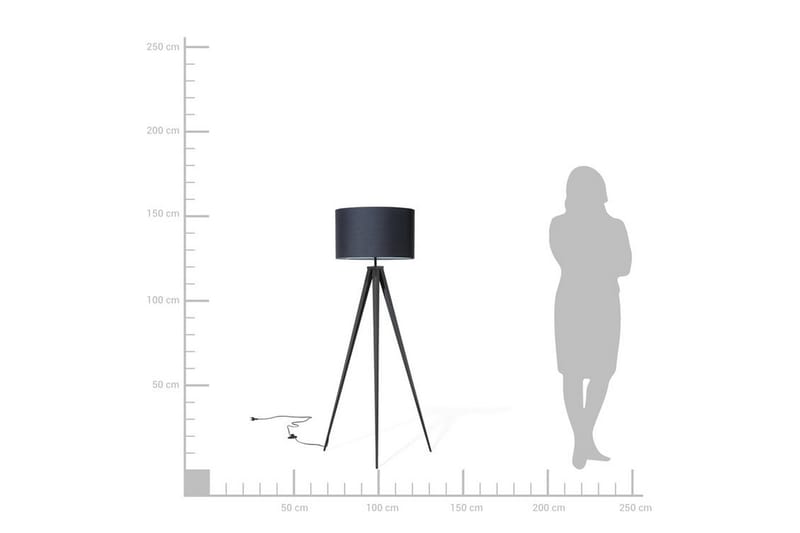 Lattiavalaisin Stiletto 156 cm - Valaistus - Sisävalaistus & lamput - Lattiavalaisin - 3-vartinen lattiavalaisin