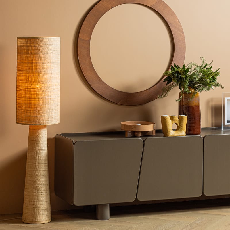 Lattiavalaisin Syro 130 cm - Luonnonväri - Valaistus - Sisävalaistus & lamput - Lattiavalaisin - 2-vartinen lattiavalaisin