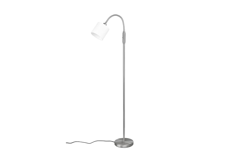 Lattiavalaisin Tommy 1-Os. E14 Harjattu Teräs/Valkoinen, TRIO