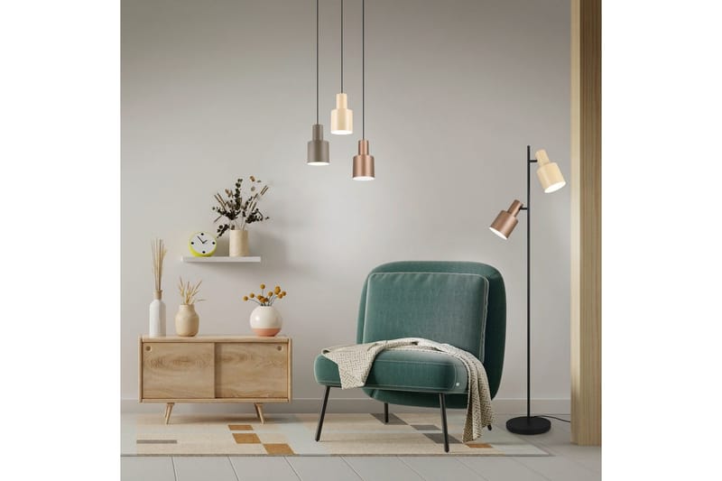 Lattiavalaisin TRIO Agudo Moniväri - Moniväri - Valaistus - Sisävalaistus & lamput - Lattiavalaisin - 3-vartinen lattiavalaisin