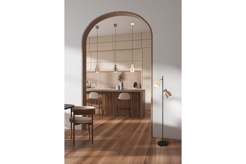 Lattiavalaisin TRIO Agudo Moniväri - Moniväri - Valaistus - Sisävalaistus & lamput - Lattiavalaisin - 3-vartinen lattiavalaisin