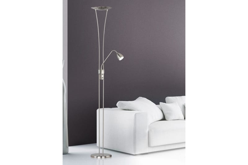 Lattiavalaisin TRIO Arizona Harjattu teräs - Harjattu teräs - Valaistus - Sisävalaistus & lamput - Lattiavalaisin - 3-vartinen lattiavalaisin