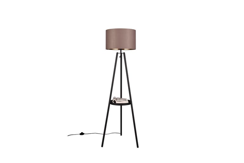 Lattiavalaisin TRIO Colette Mattamusta - Mattamusta - Valaistus - Sisävalaistus & lamput - Lattiavalaisin - 3-vartinen lattiavalaisin