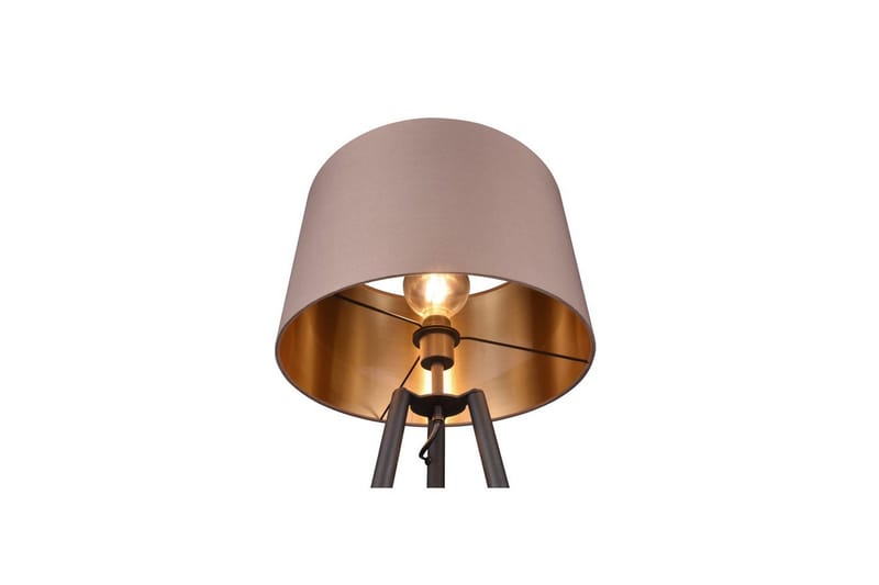 Lattiavalaisin TRIO Colette Mattamusta - Mattamusta - Valaistus - Sisävalaistus & lamput - Lattiavalaisin - 3-vartinen lattiavalaisin