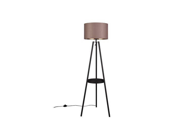 Lattiavalaisin TRIO Colette Mattamusta - Mattamusta - Valaistus - Sisävalaistus & lamput - Lattiavalaisin - 3-vartinen lattiavalaisin