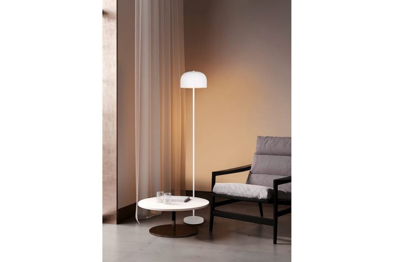 Lattiavalaisin TRIO Jeff Mattavalkoinen - Mattavalkoinen - Valaistus - Sisävalaistus & lamput - Lattiavalaisin - 3-vartinen lattiavalaisin