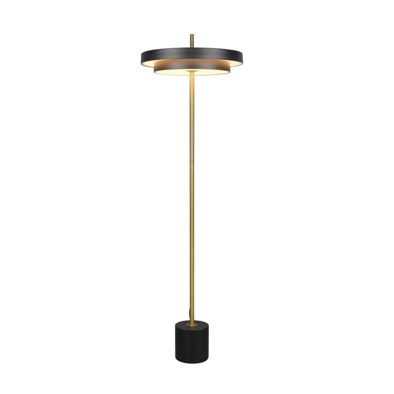 Lattiavalaisin TRIO Keaton - Mattamusta/Messinki - Valaistus - Sisävalaistus & lamput - Lattiavalaisin - 3-vartinen lattiavalaisin