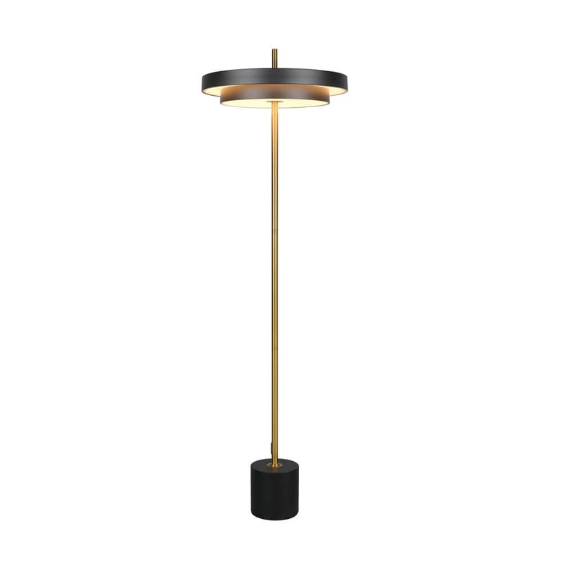 Lattiavalaisin TRIO Keaton - Mattamusta/Messinki - Valaistus - Sisävalaistus & lamput - Lattiavalaisin - 3-vartinen lattiavalaisin