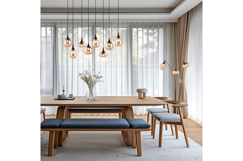 Lattiavalaisin TRIO Lumina - Valaistus - Sisävalaistus & lamput - Lattiavalaisin - 3-vartinen lattiavalaisin