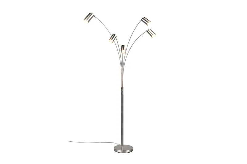 Lattiavalaisin TRIO Marley Harjattu teräs - Harjattu teräs - Valaistus - Sisävalaistus & lamput - Lattiavalaisin - 3-vartinen lattiavalaisin