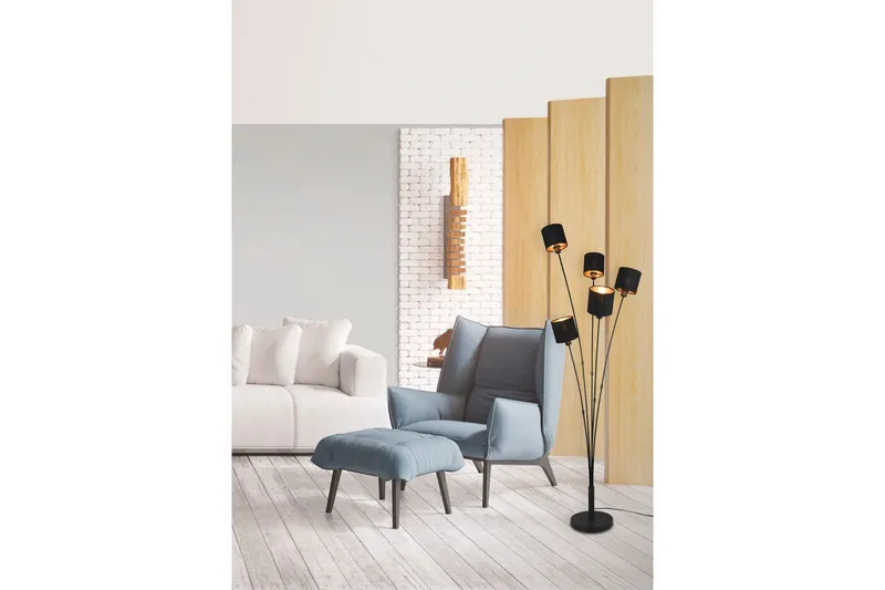 Lattiavalaisin TRIO Tommy - Valaistus - Sisävalaistus & lamput - Lattiavalaisin - 3-vartinen lattiavalaisin