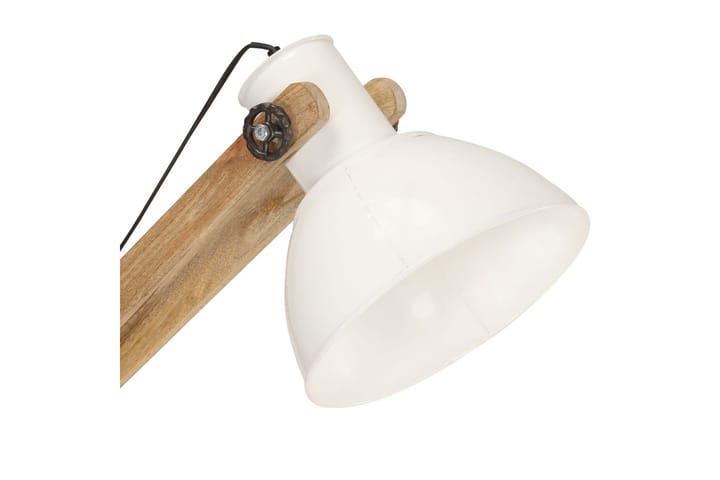 Lattiavalaisin valkoinen täysi mangopuu E27 - Valkoinen - Olohuoneen valaisin - Lightbox - Kaarivalaisin - Tiffanylamppu - Verkkovalaisin - 2-vartinen lattiavalaisin - Lattiavalaisin - PH lamppu - Riisipaperivalaisin - 5-vartinen lattiavalaisin - Uplight lattiavalaisin - 3-vartinen lattiavalaisin
