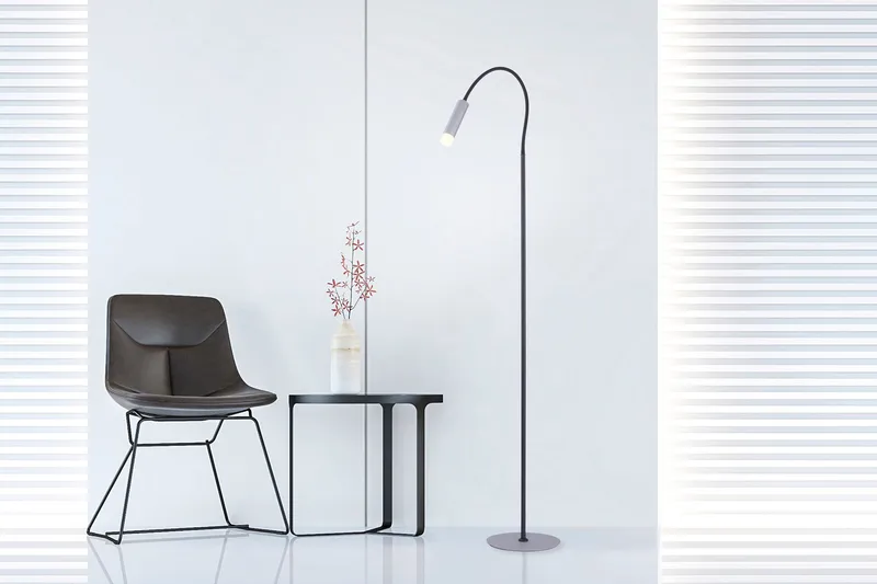 Lattiavalaisin Pure-Gemin Alumiini - Valaistus - Sisävalaistus & lamput - Lattiavalaisin - 3-vartinen lattiavalaisin