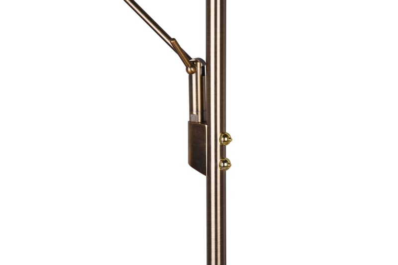 LED-Lattiavalaisin Brantford Antiikkimessinki - Trio Lighting - Valaistus - Sisävalaistus & lamput - Lattiavalaisin - 3-vartinen lattiavalaisin