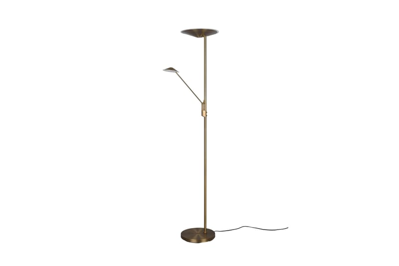 LED-Lattiavalaisin Brantford Antiikkimessinki - Trio Lighting - Valaistus - Sisävalaistus & lamput - Lattiavalaisin - 3-vartinen lattiavalaisin