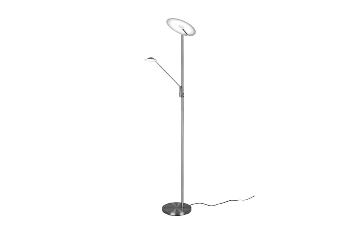 LED-Lattiavalaisin Brantford  Harjattu Teräs - TRIO - Olohuoneen valaisin - Lightbox - Kaarivalaisin - 3-vartinen lattiavalaisin - Tiffanylamppu - Verkkovalaisin - 2-vartinen lattiavalaisin - Lattiavalaisin - PH lamppu - Riisipaperivalaisin - 5-vartinen lattiavalaisin - Uplight lattiavalaisin