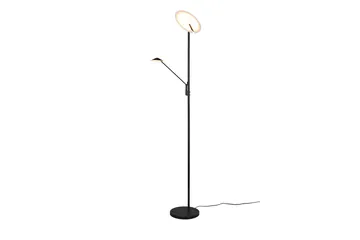LED-Lattiavalaisin Brantford  Mattamusta - TRIO - Valaistus - Sisävalaistus & lamput - Lattiavalaisin - 5-vartinen lattiavalaisin
