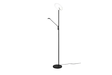 LED-Lattiavalaisin Brantford  Mattamusta - TRIO - Valaistus - Sisävalaistus & lamput - Lattiavalaisin - 5-vartinen lattiavalaisin