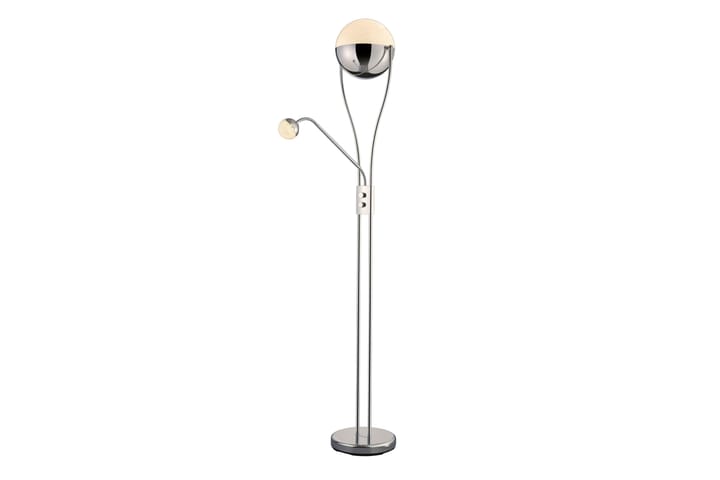 LED-Lattiavalaisin Chris Kromi - TRIO - 5-vartinen lattiavalaisin - Lightbox - PH lamppu - Verkkovalaisin - Uplight lattiavalaisin - 3-vartinen lattiavalaisin - Kaarivalaisin - Olohuoneen valaisin - 2-vartinen lattiavalaisin - Tiffanylamppu - Riisipaperivalaisin - Lattiavalaisin