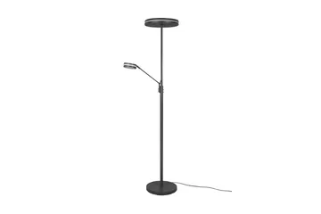 LED-Lattiavalaisin Franklin Uplighter Antrasiitti - Trio - Valaistus - Sisävalaistus & lamput - Lattiavalaisin - 5-vartinen lattiavalaisin