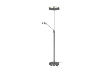 LED-Lattiavalaisin Franklin Uplighter Harjattu Teräs - Trio - Valaistus - Sisävalaistus & lamput - Lattiavalaisin - 3-vartinen lattiavalaisin